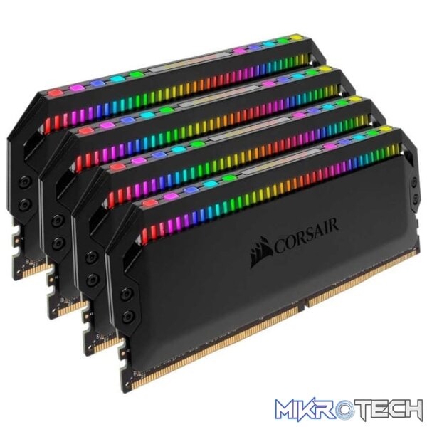Corsair Dominator Platinum RGB 32Gb(8Gb x 4) DDR4-3466 (pc4-27730) CL16 1.35v Desktop Memory Module - Image 2